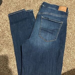 American Eagle Dark Blue Denim Jeans
